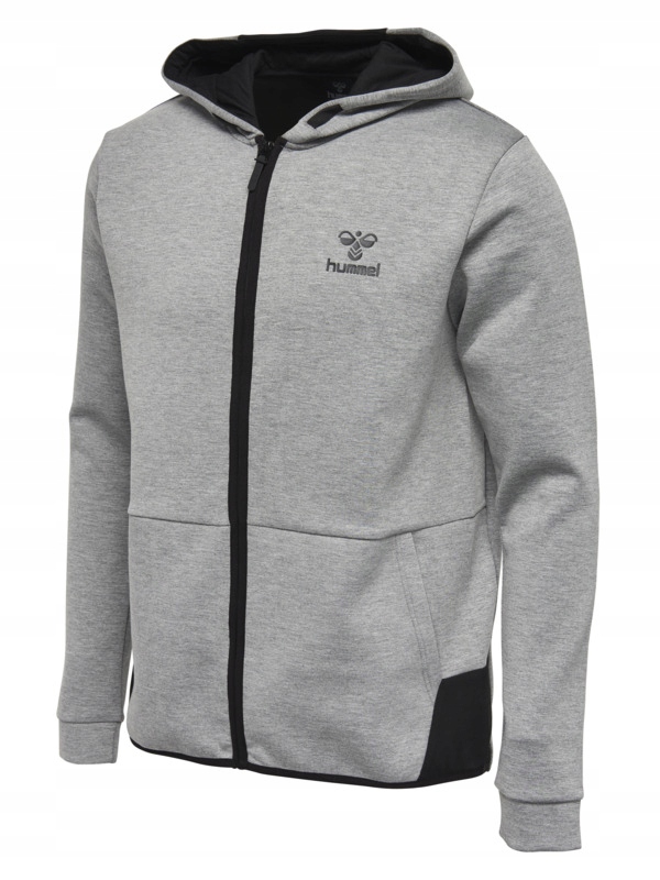 Sportovní mikina Hummel Guy Zip Hood šedá vel. S