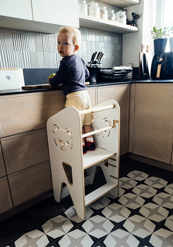 KITCHEN HELPER POMOCNIK KUCHENNY DLA DZIECI MDF + DREWNO POLSKI PRODUKT Kod producenta 4303