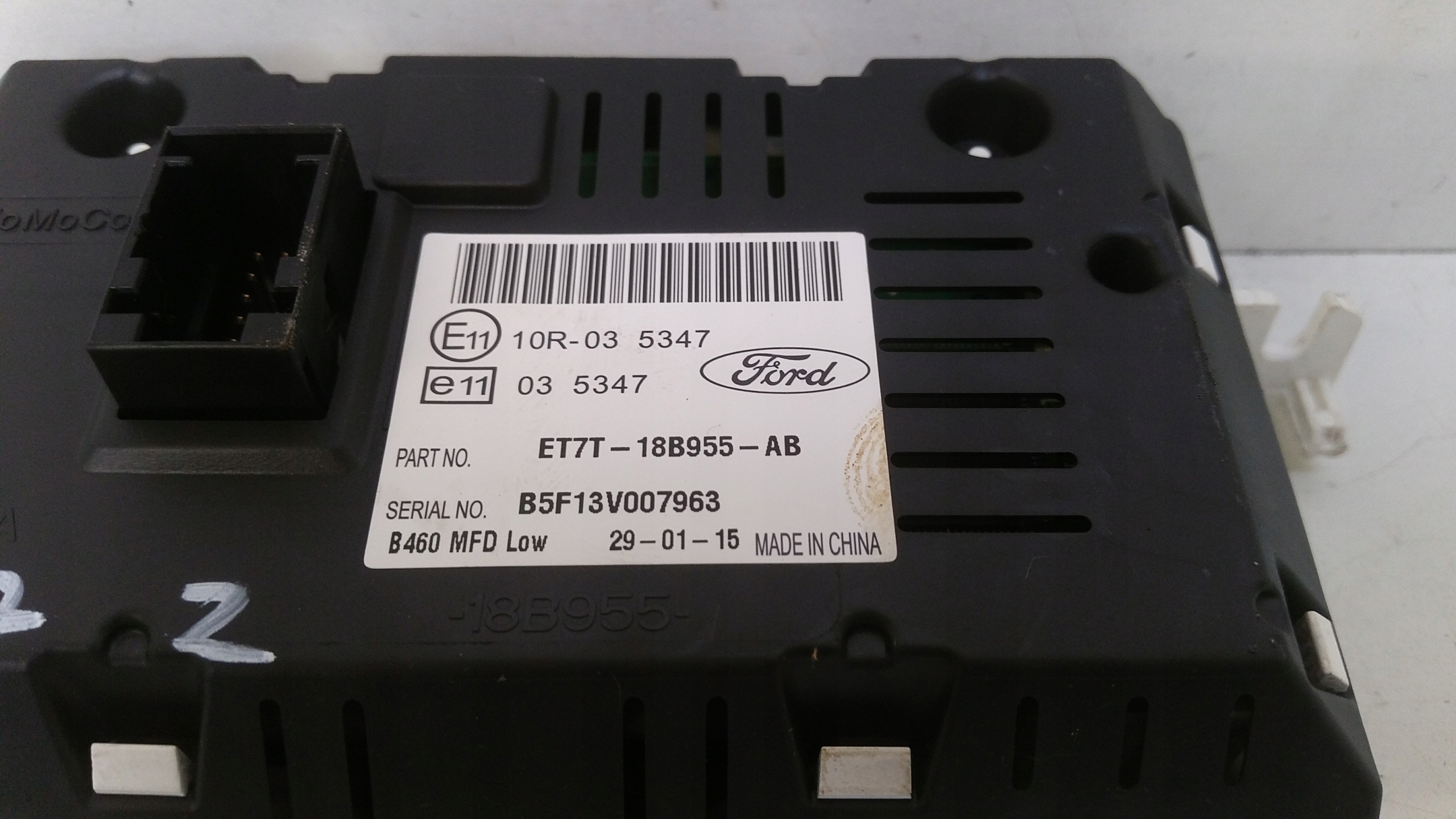 display ET7T18B955AB Ford Fiesta MK7