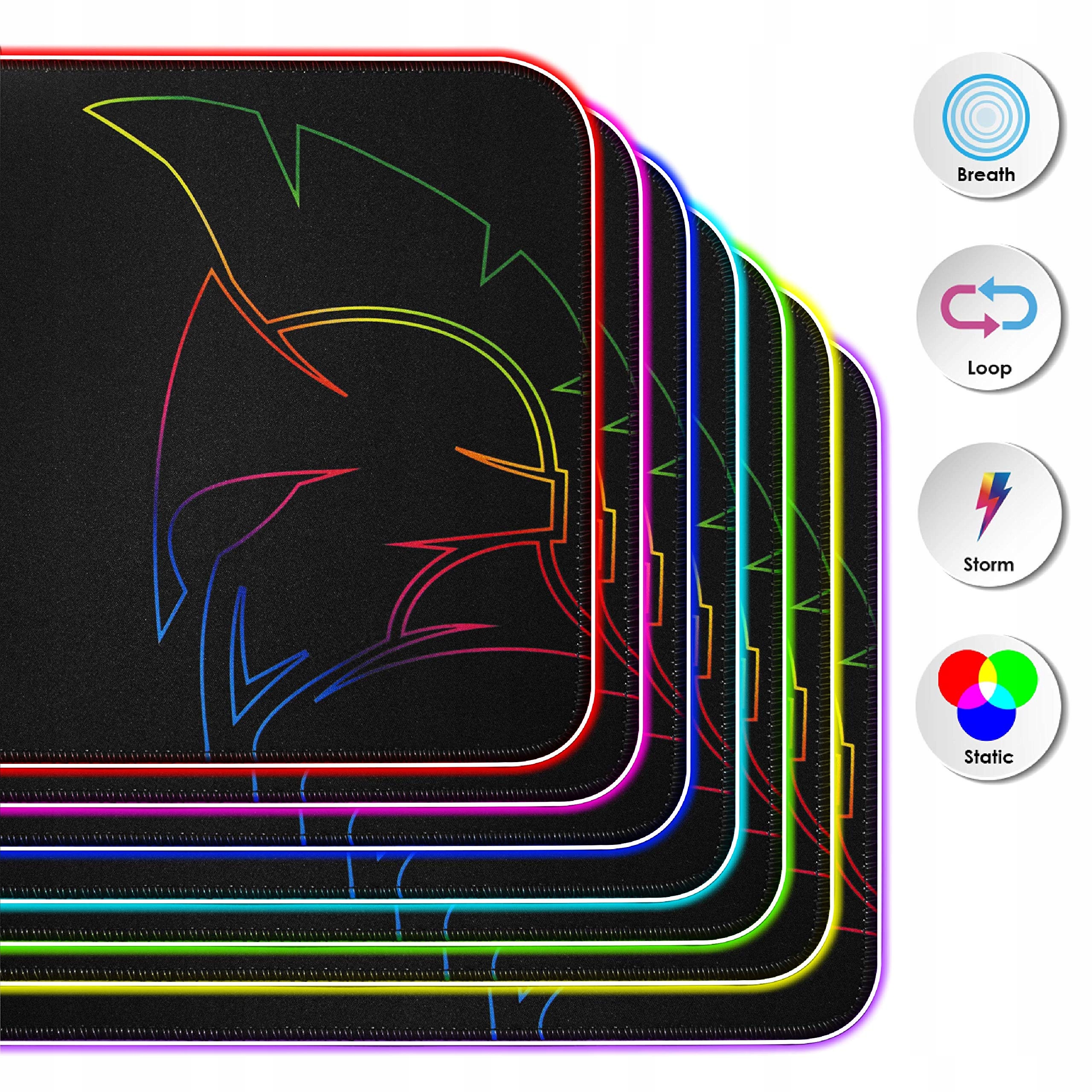 EMPIRE GAMING Podkładka Pod Myszkę RGB 12 Trybów Oświetlenia LED — miniatura 3