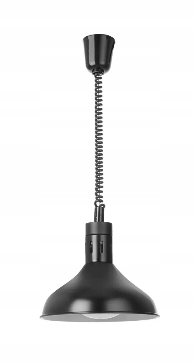 Závěsná lampa na ohřívání pokrmů ve tvaru zvonu Hendi, černá