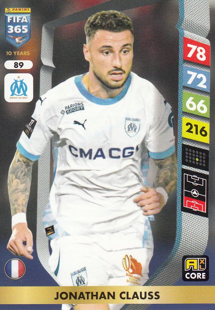 Fifa 365 2025 Core Jonathan Clauss 89