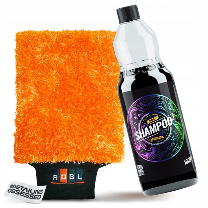 

Rękawica Adbl Caremitt + szampon Holawesome 1L