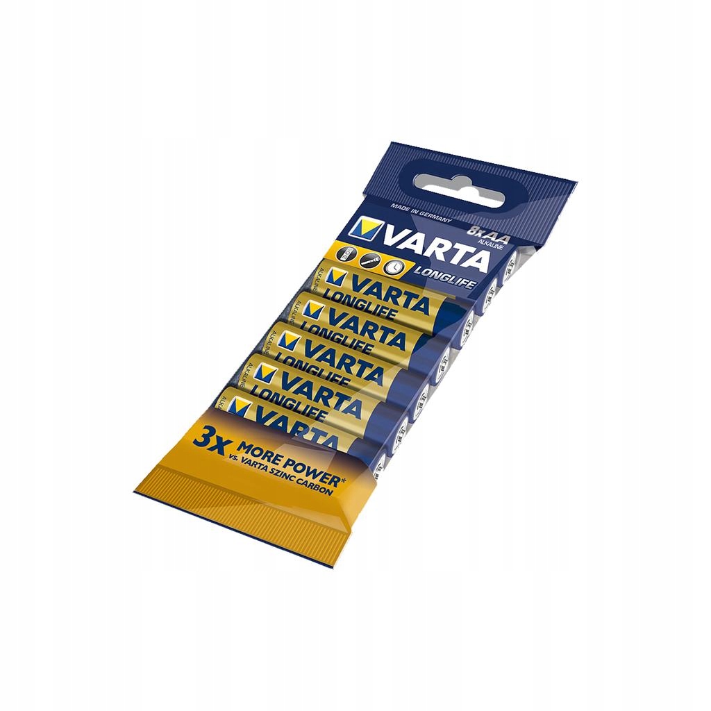 Varta Baterie Alkaliczne R6 Aa 8szt Long Life 4106