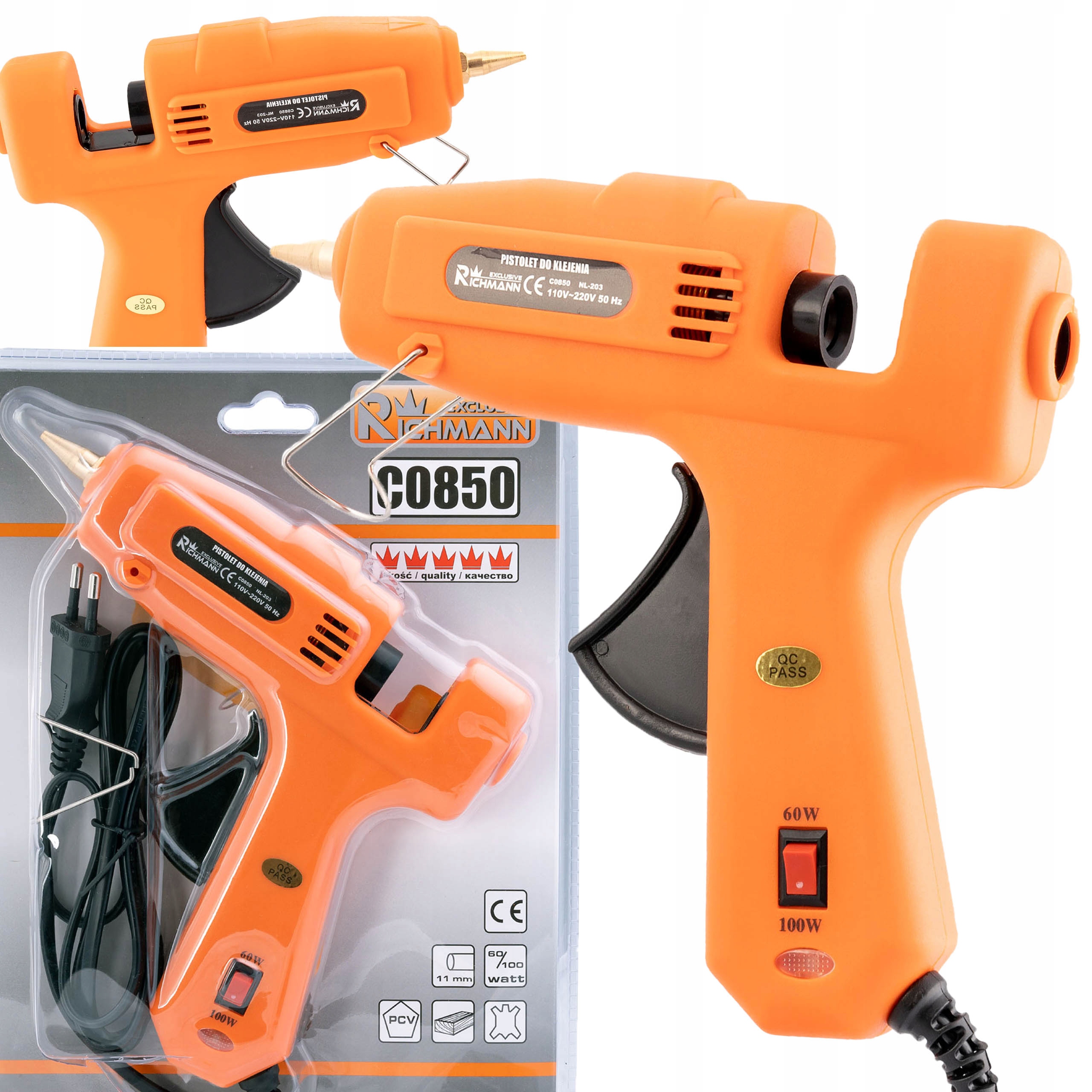 

Pistolet Do Kleju Na Gorąco 60-100W Richmann 11 mm