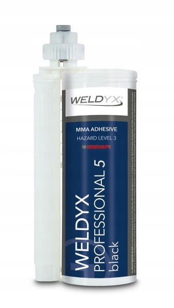 Weldyx Professional 5 černý 490 ml lepidlo 10:1 na hliník a ocel