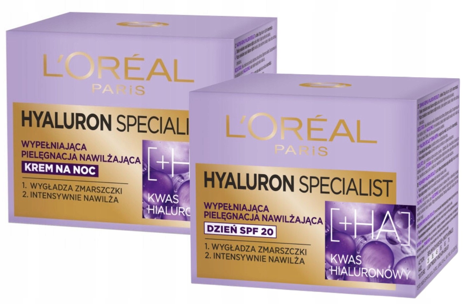 LOREAL Hyaluron Specialist zestaw kremów dzień noc