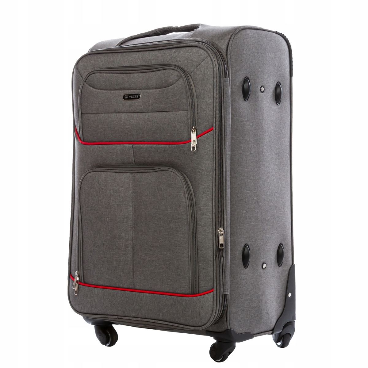 Luksusowa walizka podróżna VEZZE duża CZARNA Marka bez marki