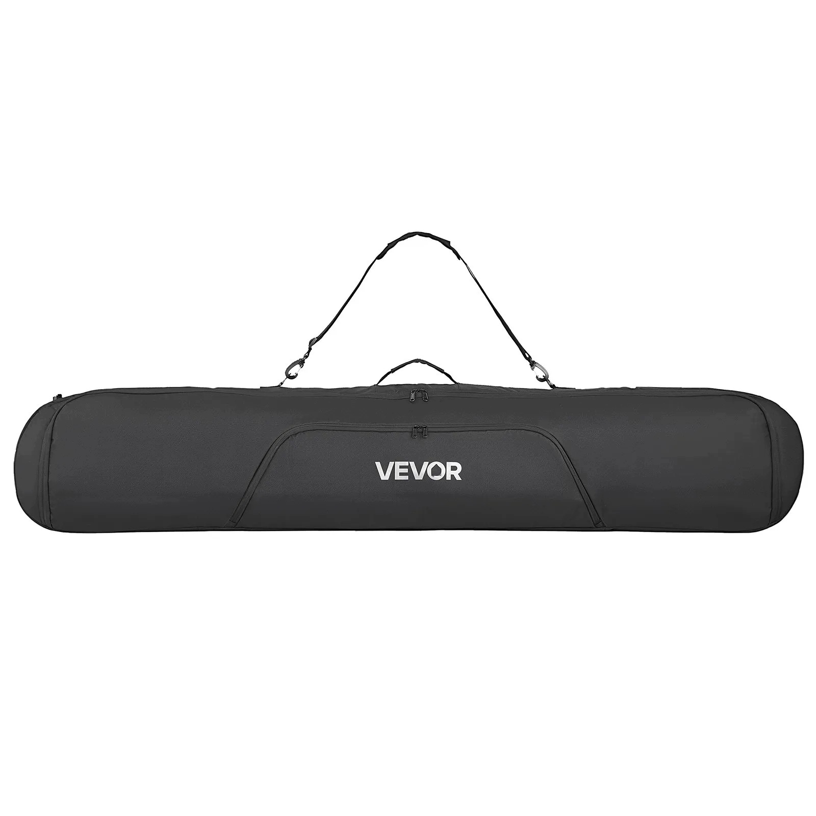 Wodoodporny pokrowiec snowboard narty torba 165x30x18 cm 600D mocny czarny