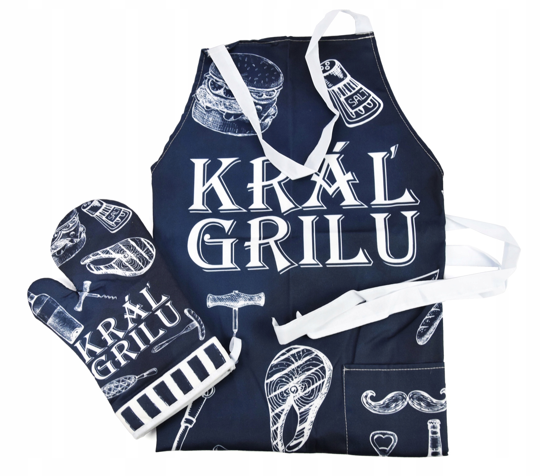 

Zestaw Fartuch Rękawica Kuchenna Ochronna Grill