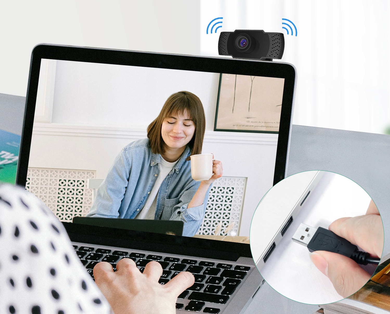 Kamera internetowa VidiLine VIDI-KAM-USB-2 szkoly Kod producenta VIDI-KAM-USB-2