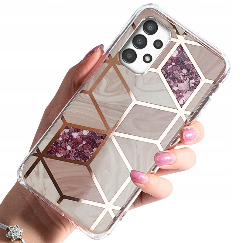 

Etui Case Wzór Szkło 9H do Samsung Galaxy A13 4G