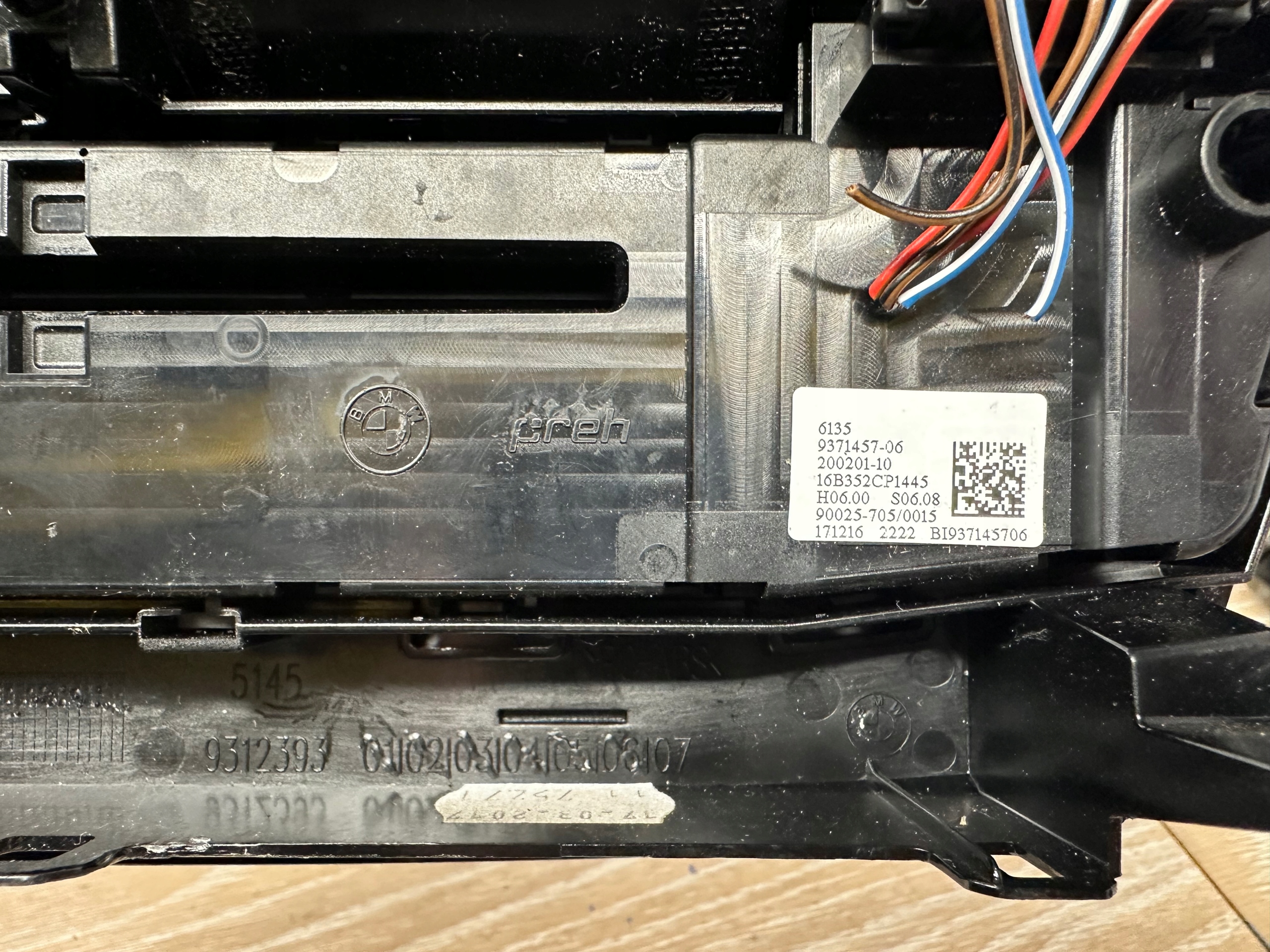BMW F39 F45 F48 control panel RADIA 9357783
