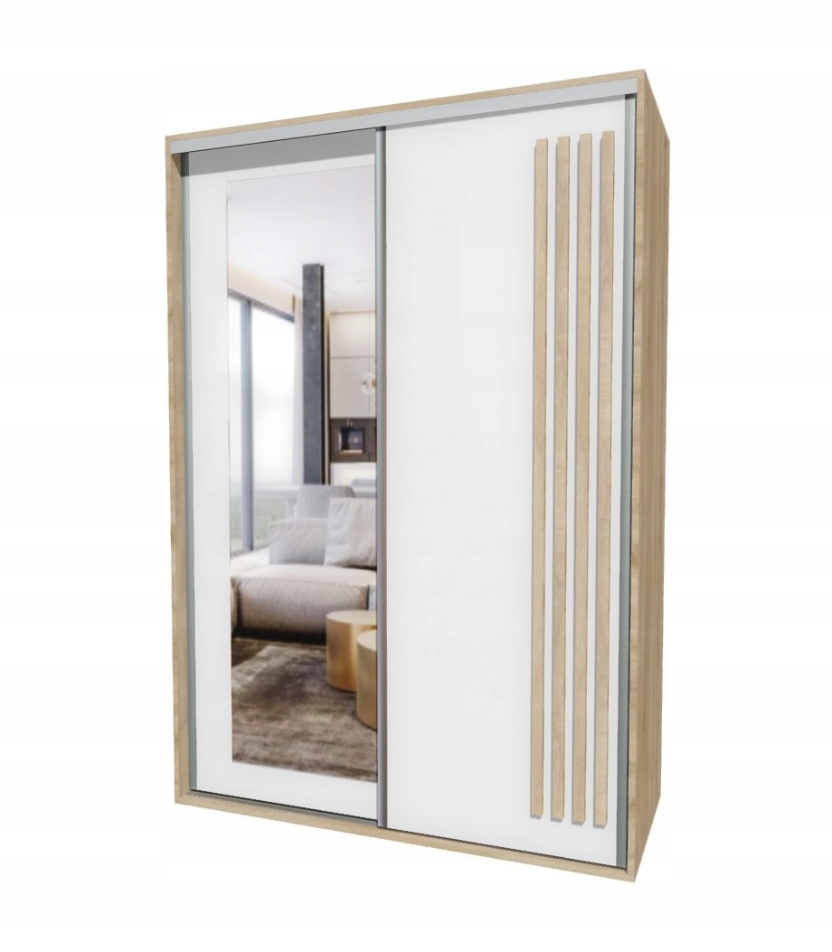 Szafa przesuwna ZUZIA LAMEL 15 140x240 - • Cena, Opinie