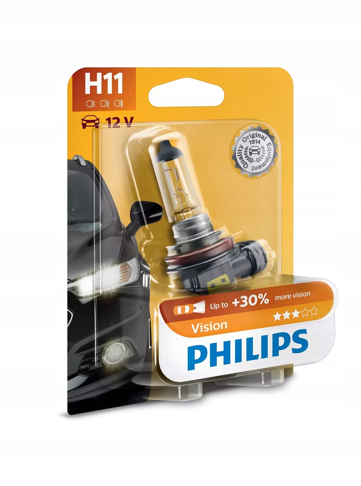 

Philips H11 55W Vision +30%WIĘCEJ Światła PGJ19-2