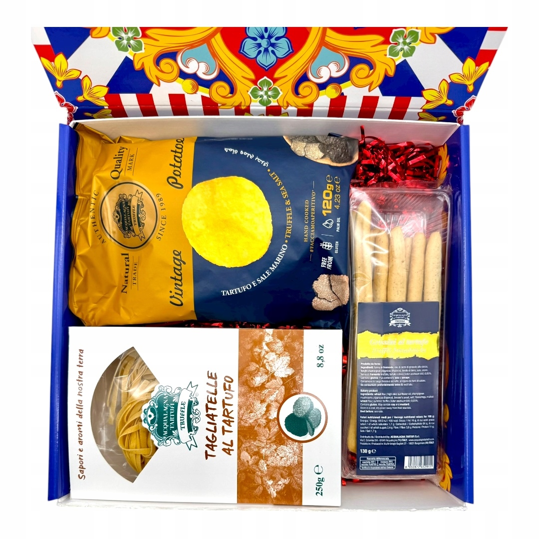 Levně Sada lanýžových příchutí – Chipsy, Grissini a Těstoviny Tagliatelle 500 g