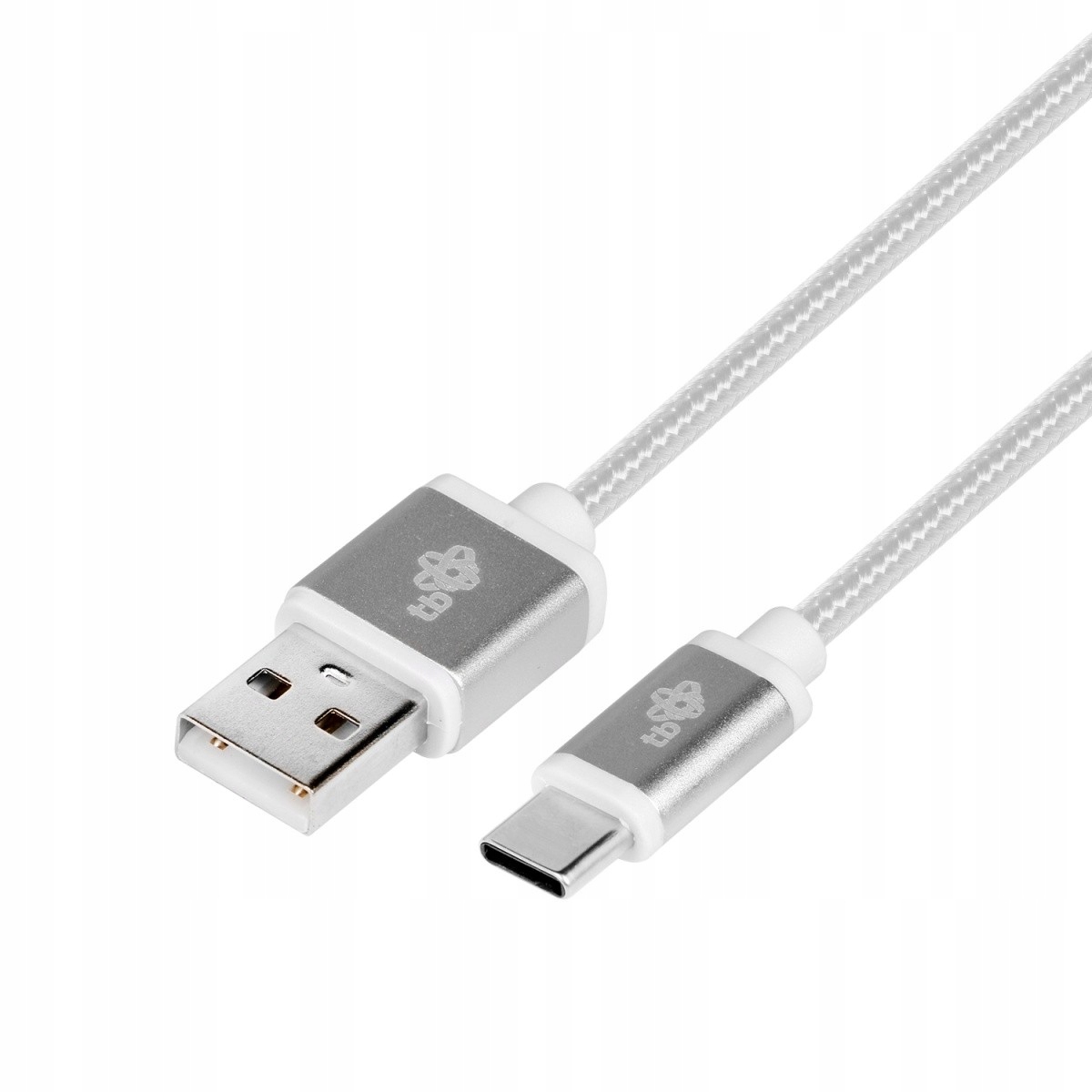 Tb Kabel usb-usb C 1.5m srebrny sznurek