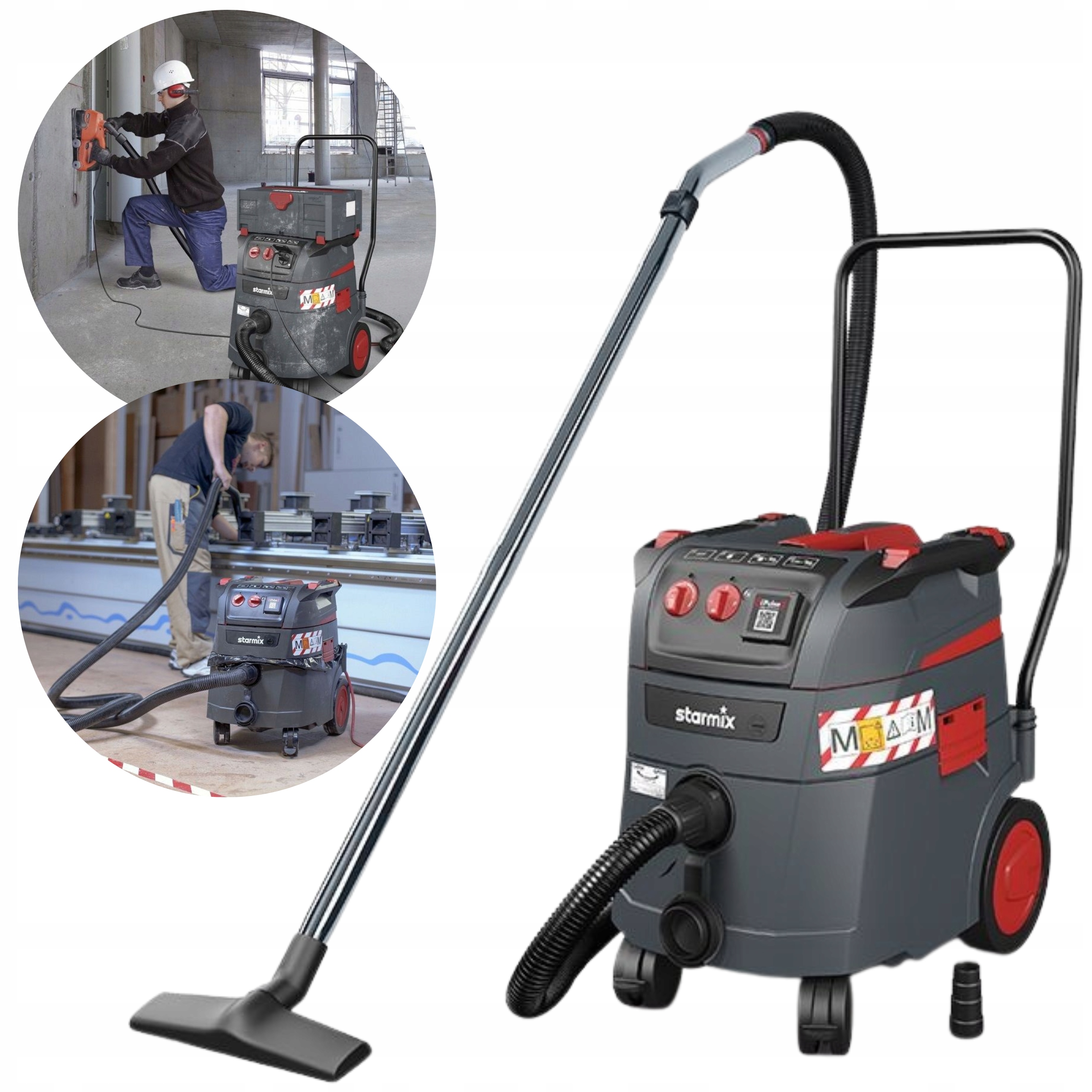 Odkurzacz Przemysłowy 1600W Starmix Ipulse 1635M M-1635 Safe Top SX018638