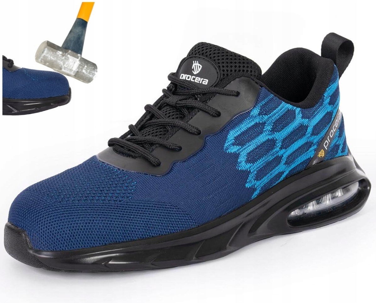 Buty robocze męskie sportowe siatkowe z Noskiem poduszka Air Lekkie