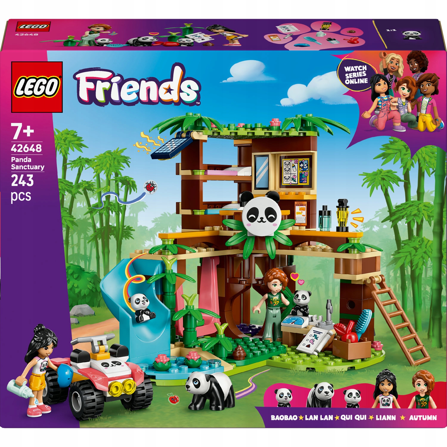 Lego Friends 42648 Péče o pandy v Panda domku