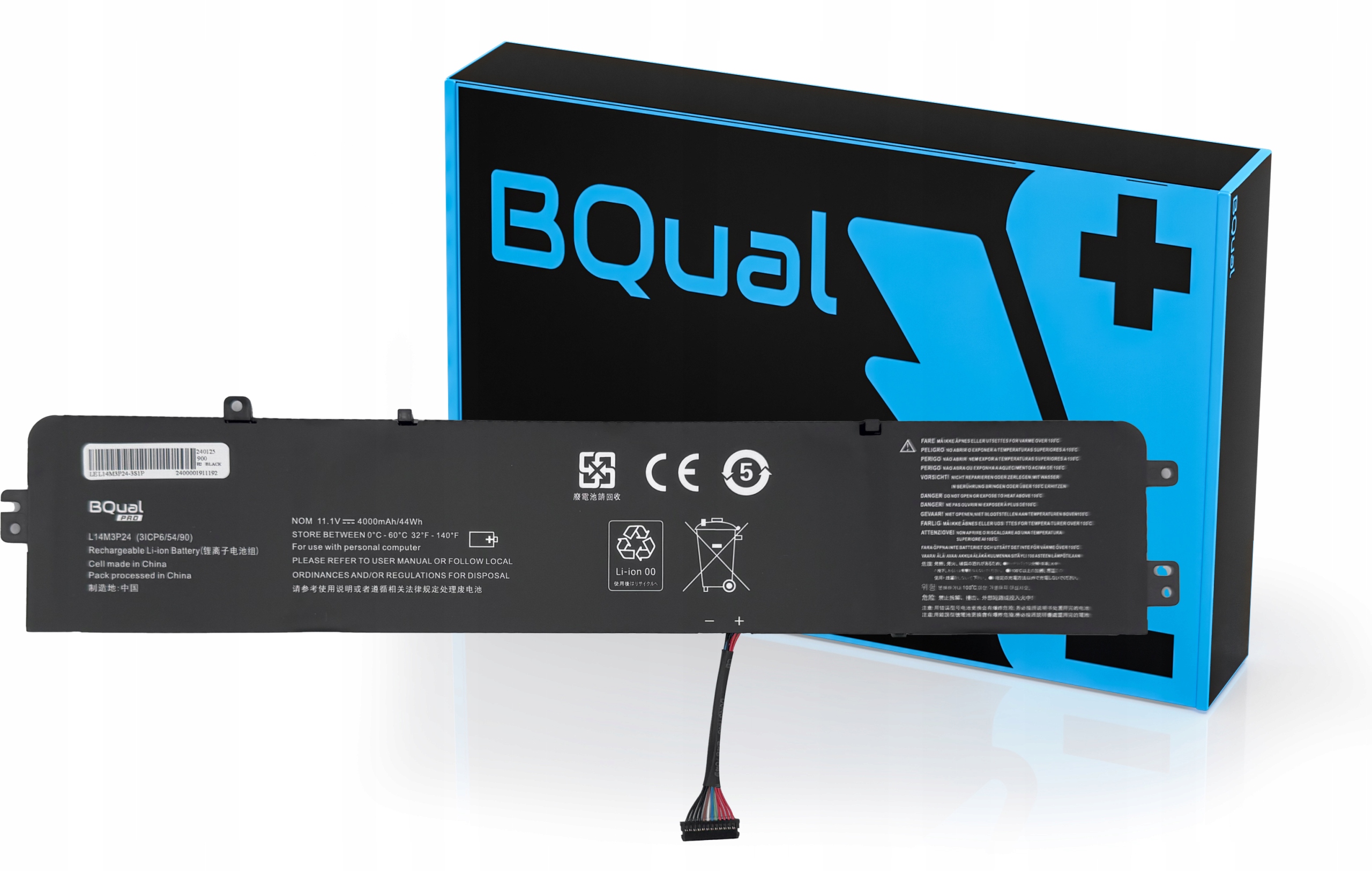 Bateria L14M3P24 do Lenovo Ideapad Y520-15IKBA 700-15ISK 17ISK R720-15IKB