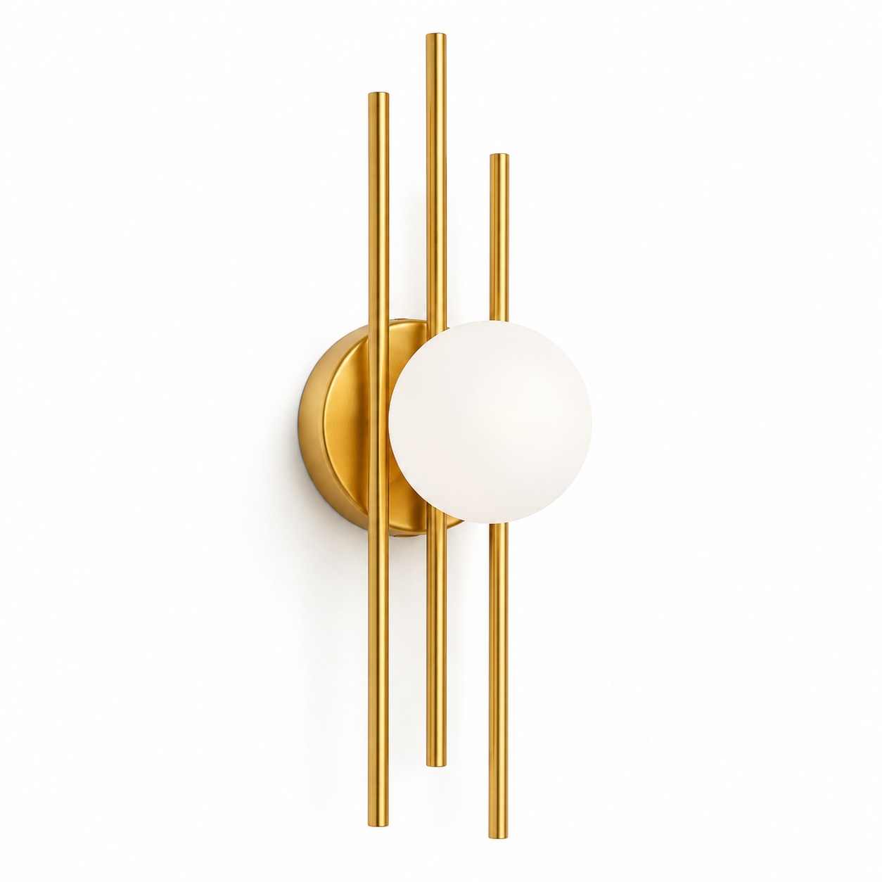 Sol nástěnné svítidlo 52 cm geometrické Led, moderní dekorativní, zlaté