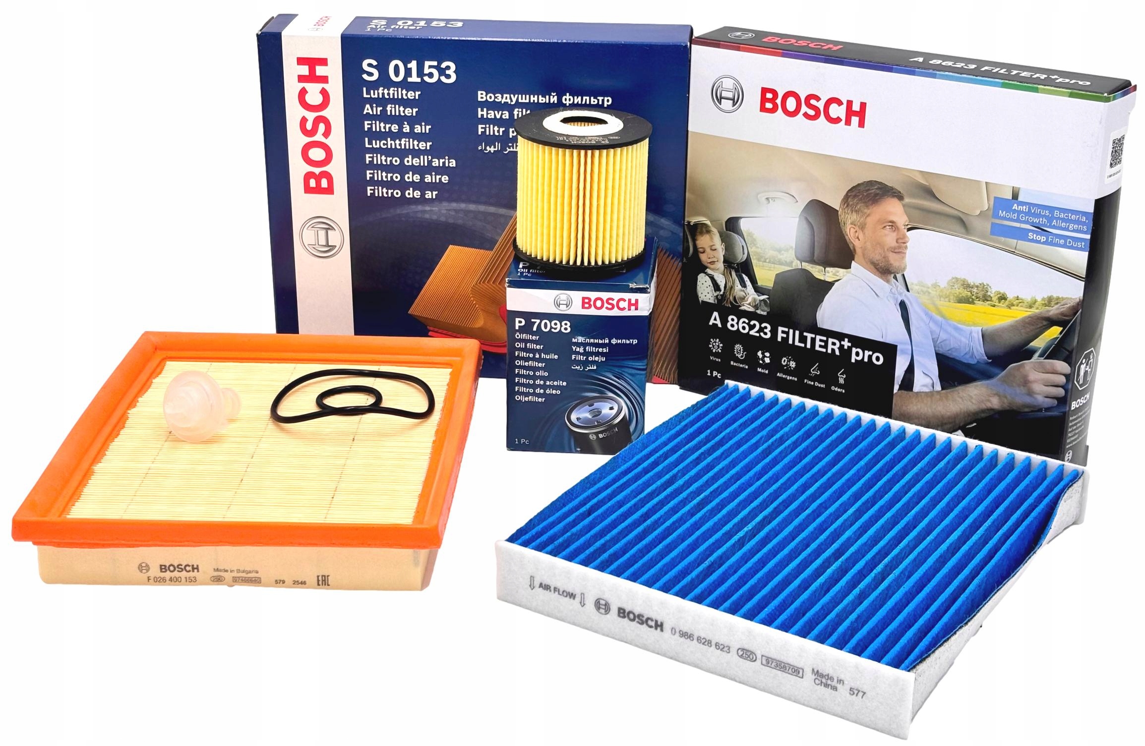 Bosch Kompletní Sada Filtrů Pr Lexus Nx 300h 14- 2.5 Hybrid 197KM