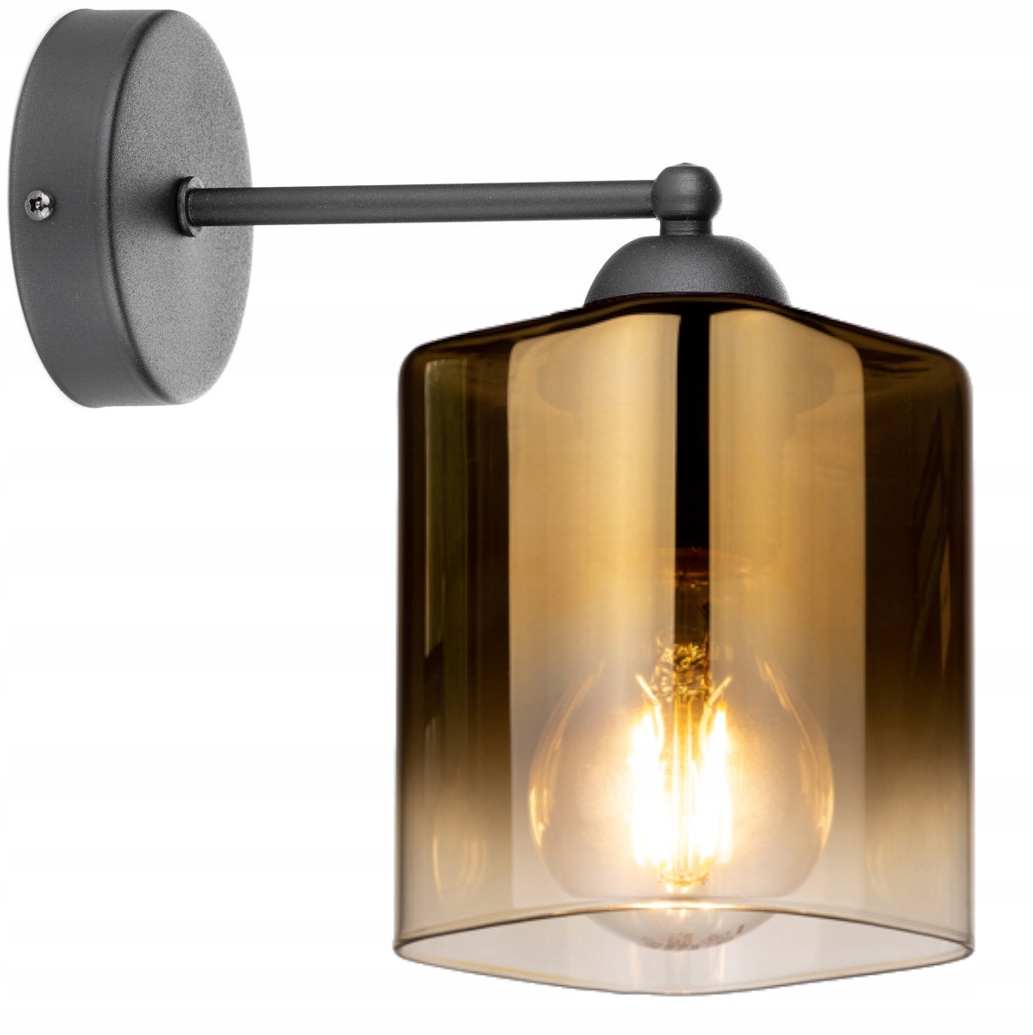 

Szklana Lampa Ścienna Kinkiet Led