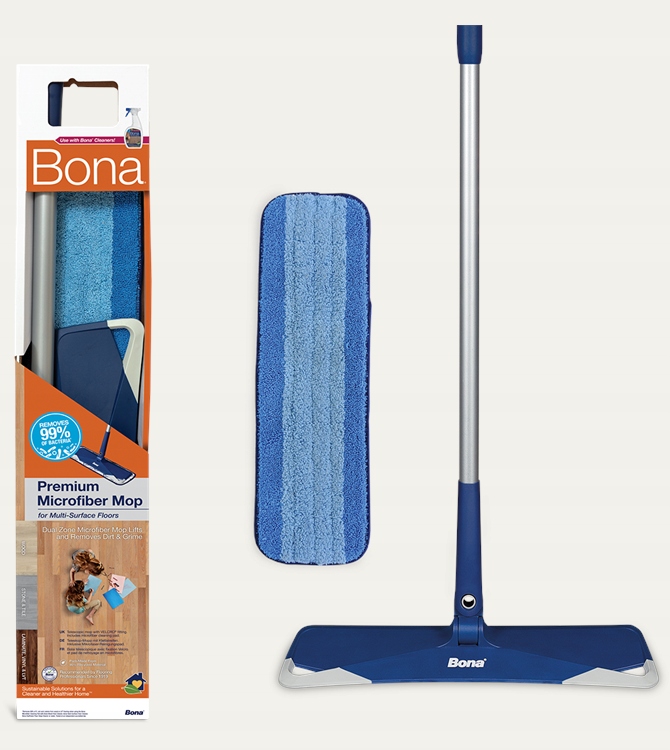 Mop Bona Premium z padem z mikrofibry mop płaski, floor mop