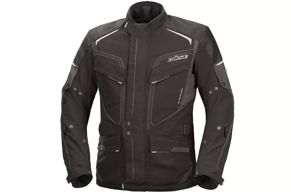Motocyklová bunda Buse Cordoba čierno-šedá M