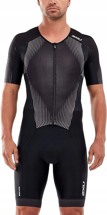 Pánská triatlonová kombinéza 2XU PerformFullZip sleeved Trisuit vel. S