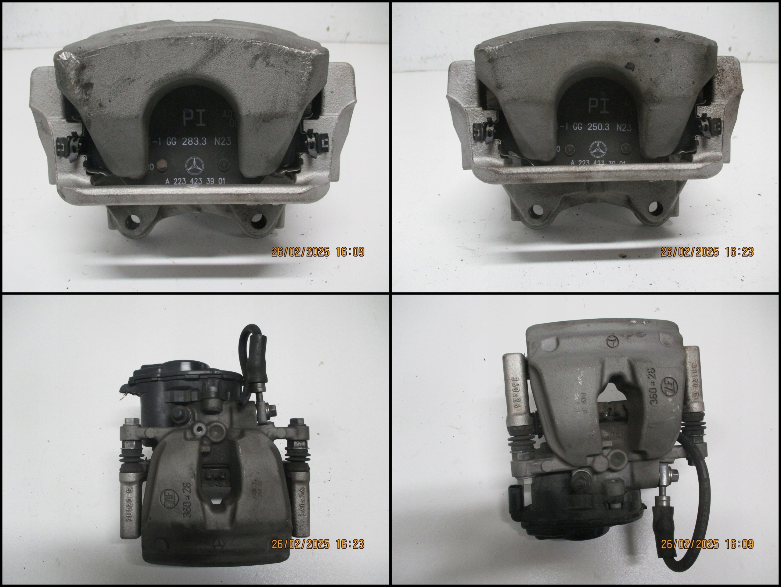 caliper calipers MERCEDES GLC 254 23R 2,0CDI rear part rear.