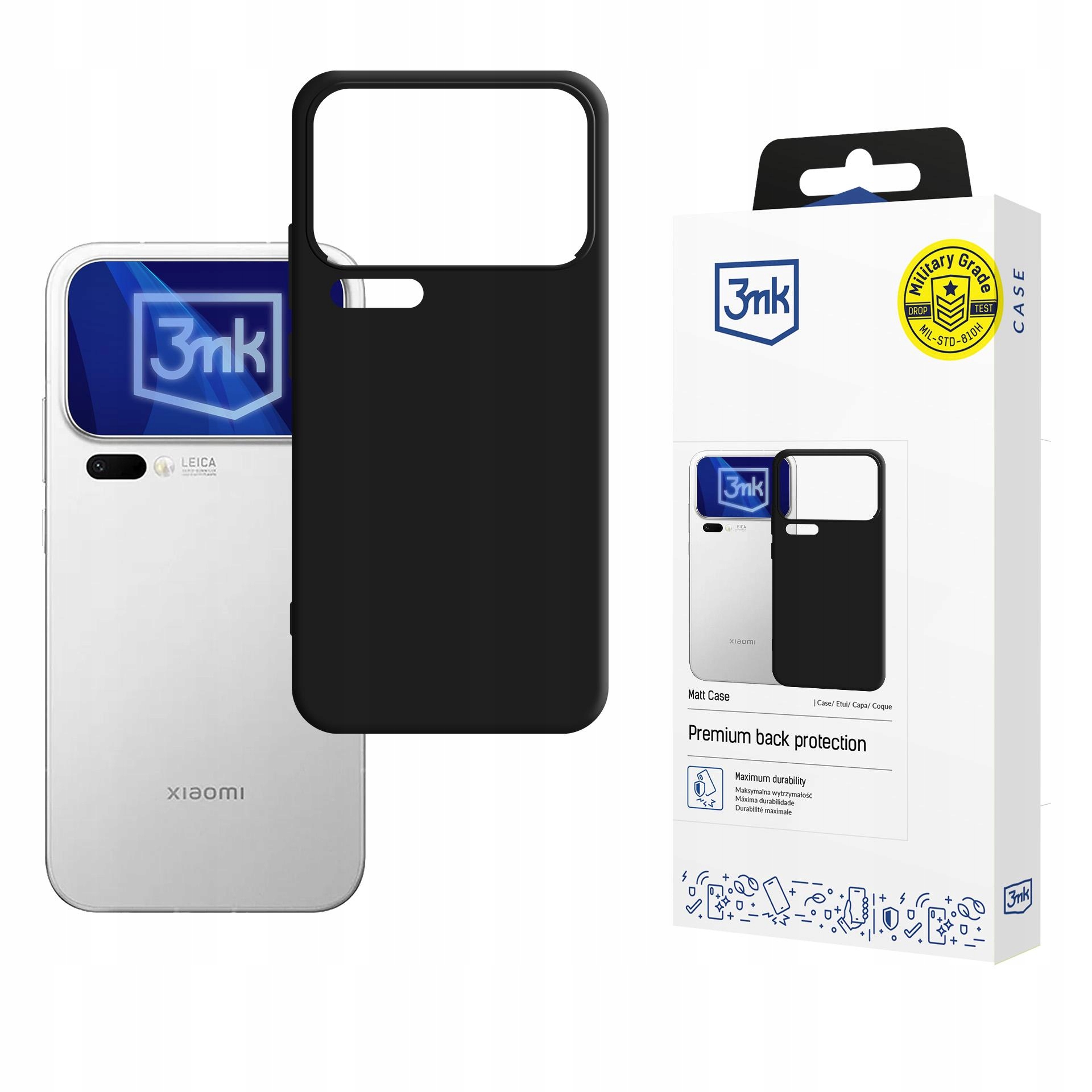 3MK Matt Case Do Xiaomi 17 Pro Max Ochronny Pokrowiec Z Matowym