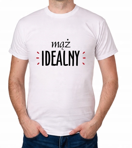 

koszulka Dla Męża Mąż Idealny Pomysł prezent