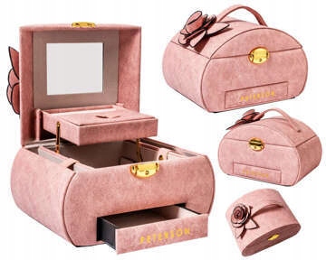 Šperkovnice na bižuterii Organizér na prsteny náramky náušnice