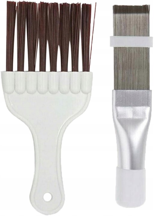 SZCZOTKI DO CZYSZCZENIA LAMELI PAROWNIKA I PŁETWY KLIMATYZATORA Elementy zestawu inne