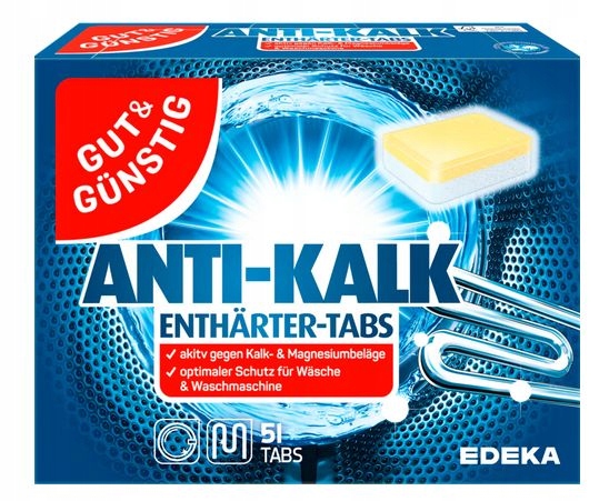 

Gg Odkamieniacz Do Pralki Anti-kalk 51szt Niemcy