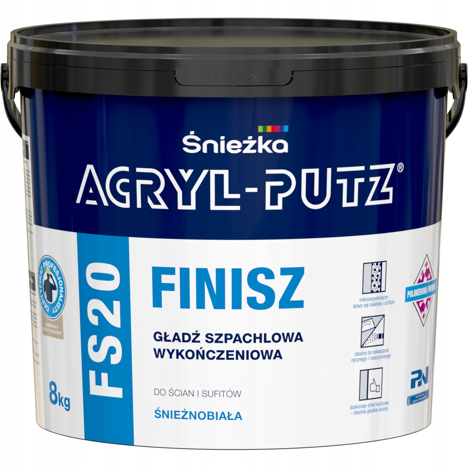 

Acryl-putz Finish FS20 8kg gotowa gładź