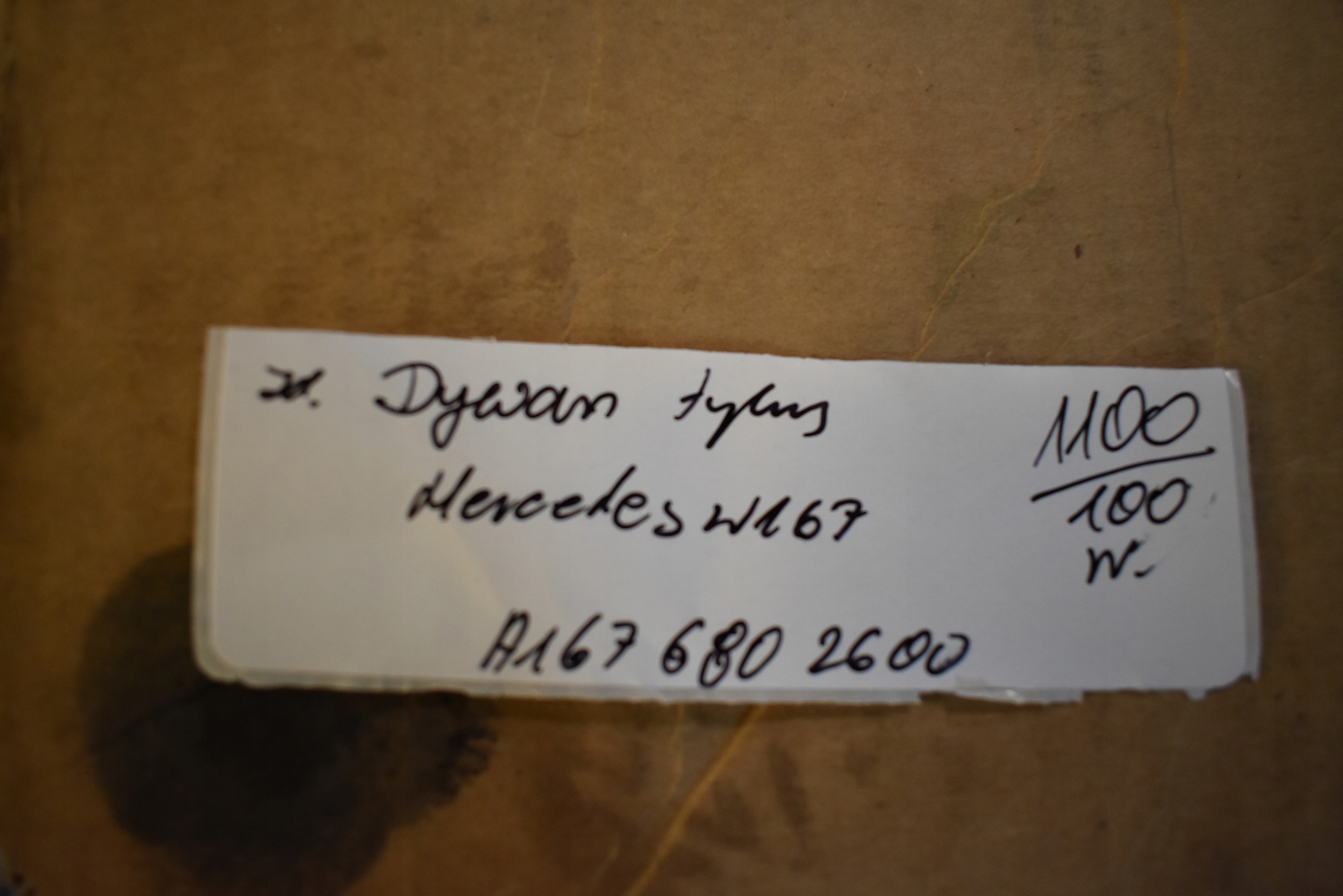 IDEALNY DYWAN far hátsó MERCEDES W167 1