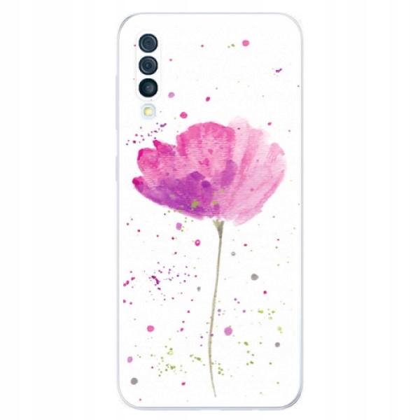 Silikonowe etui iSaprio Poppies do Samsung Galaxy A50