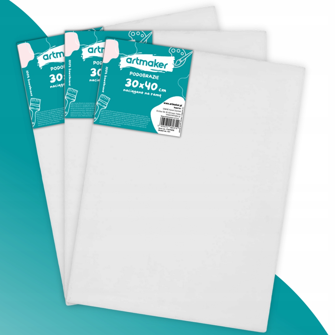 Duży Zestaw Malarski Artystyczny Dla Dzieci i Dorosłych XL Kreatywny EAN (GTIN) 5905832005993