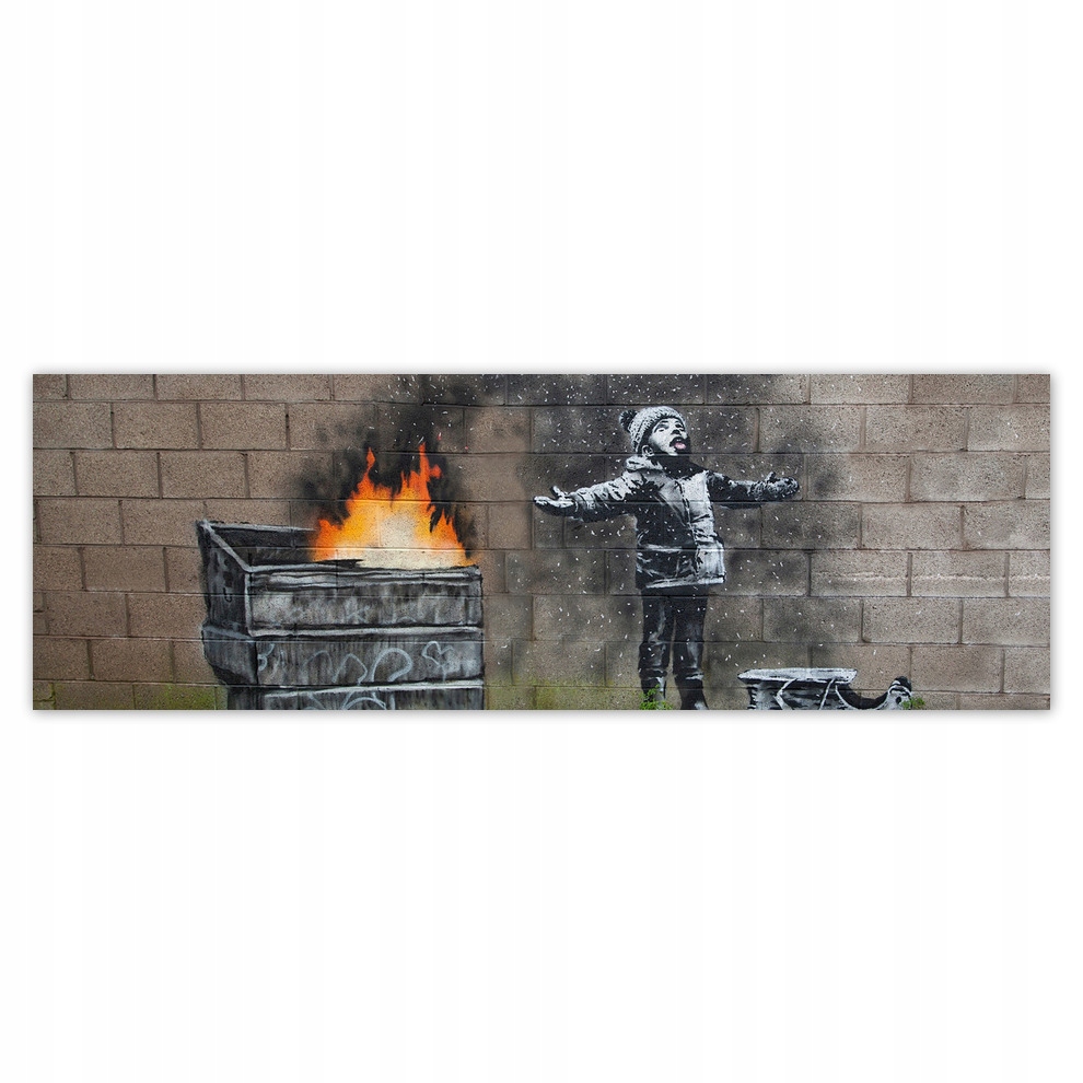

Naklejki 200x66 Smog Śnieg Banksy Graffiti