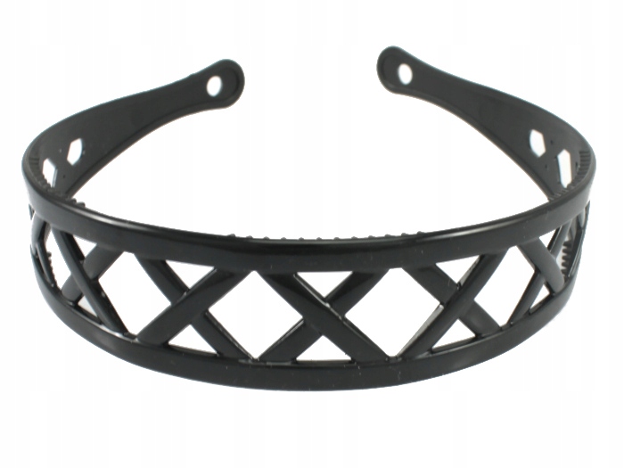 OPASKA DO WŁOSÓW CZARNA Z TWORZYWA WZÓR