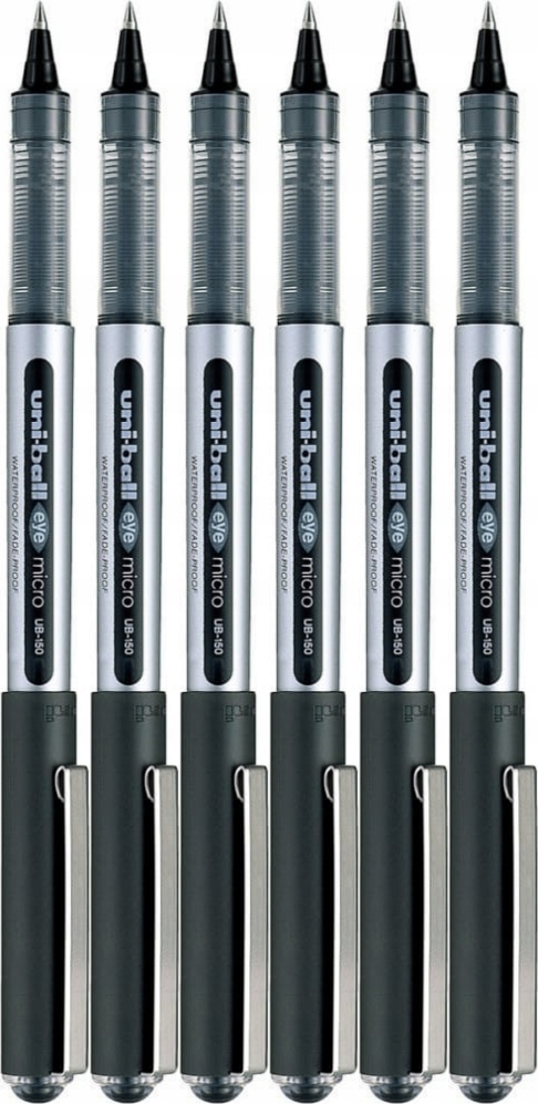 

Pióro kulkowe Uni UB-150 0.5mm czarne x6