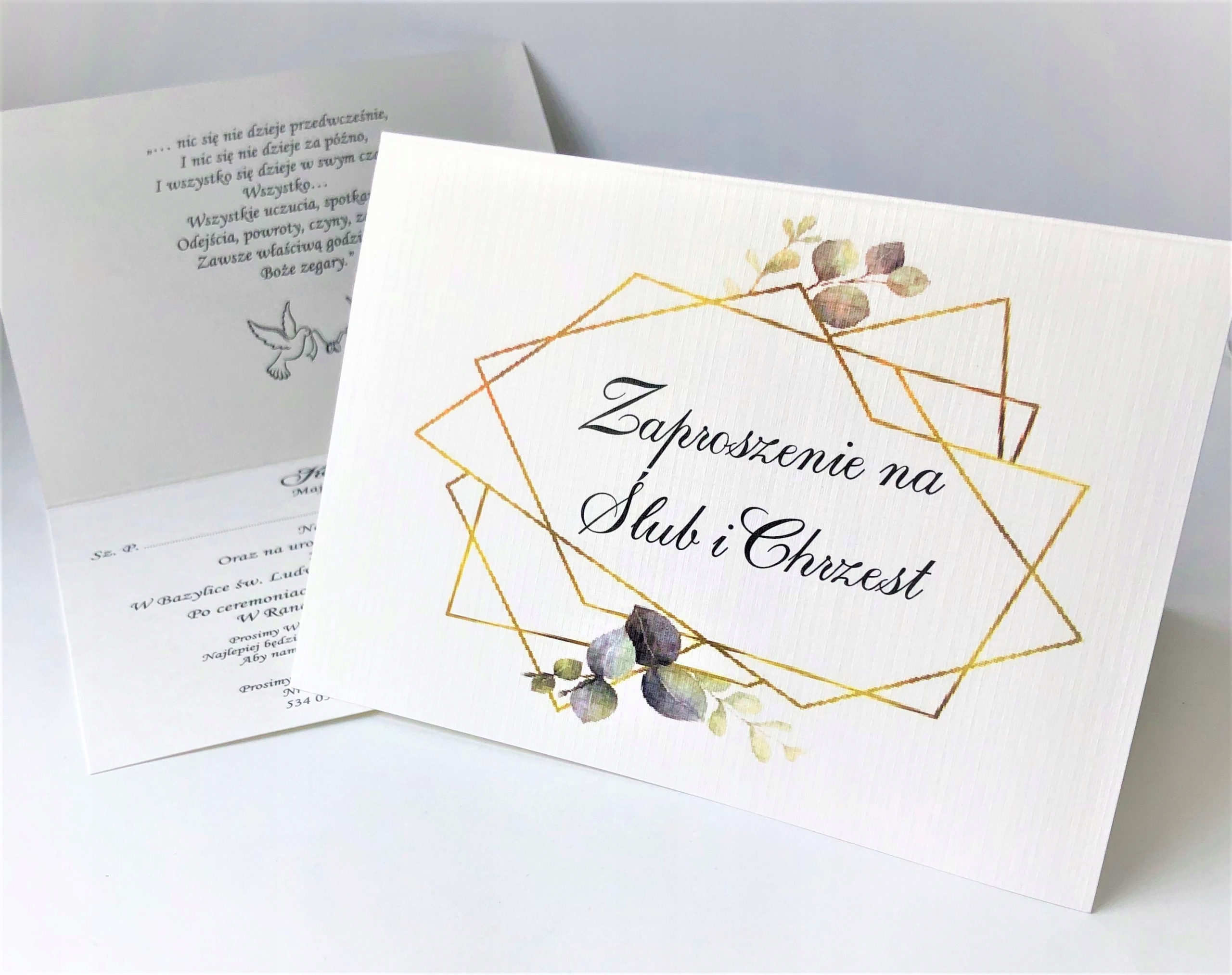 ZAPROSZENIA NA ŚLUB I CHRZEST zaproszenia chrzciny