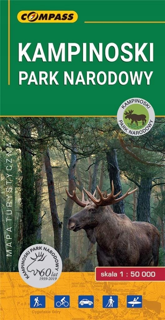 

Mapa Kampinoski Park Narodowy 1:50 000