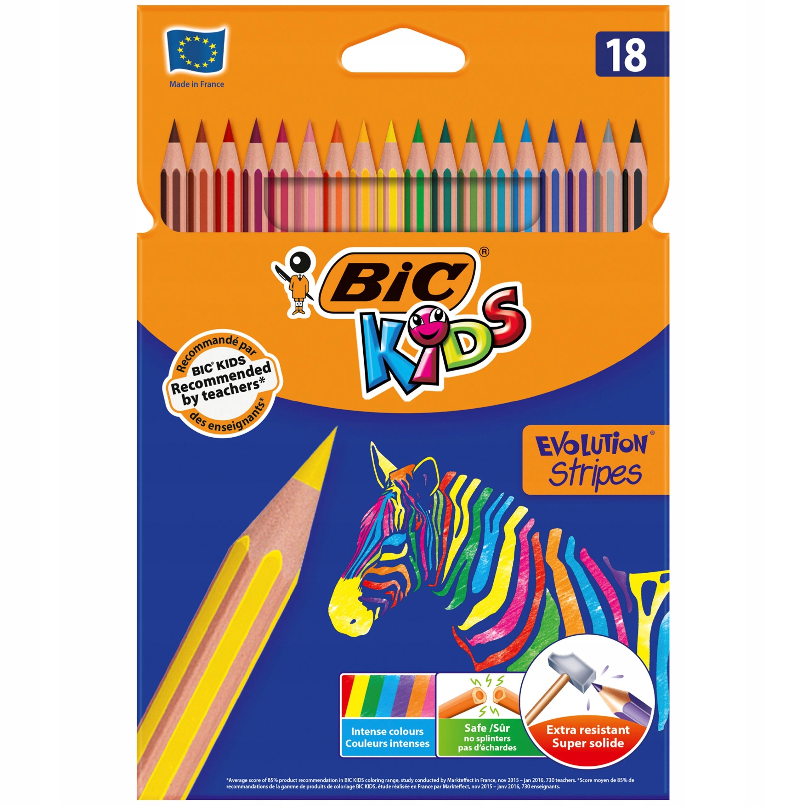 

Kredki Bic Eco Evolution Stripes