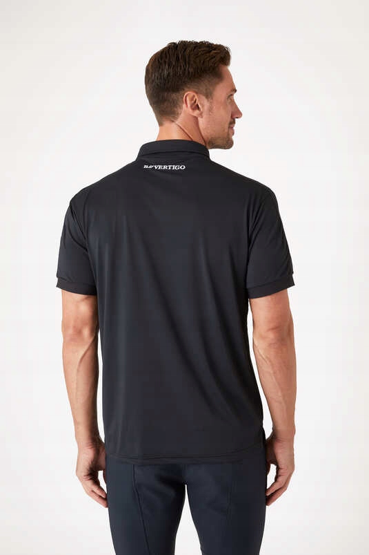 Męska techniczna koszulka polo B Vertigo Flynn Ciemny szary 52