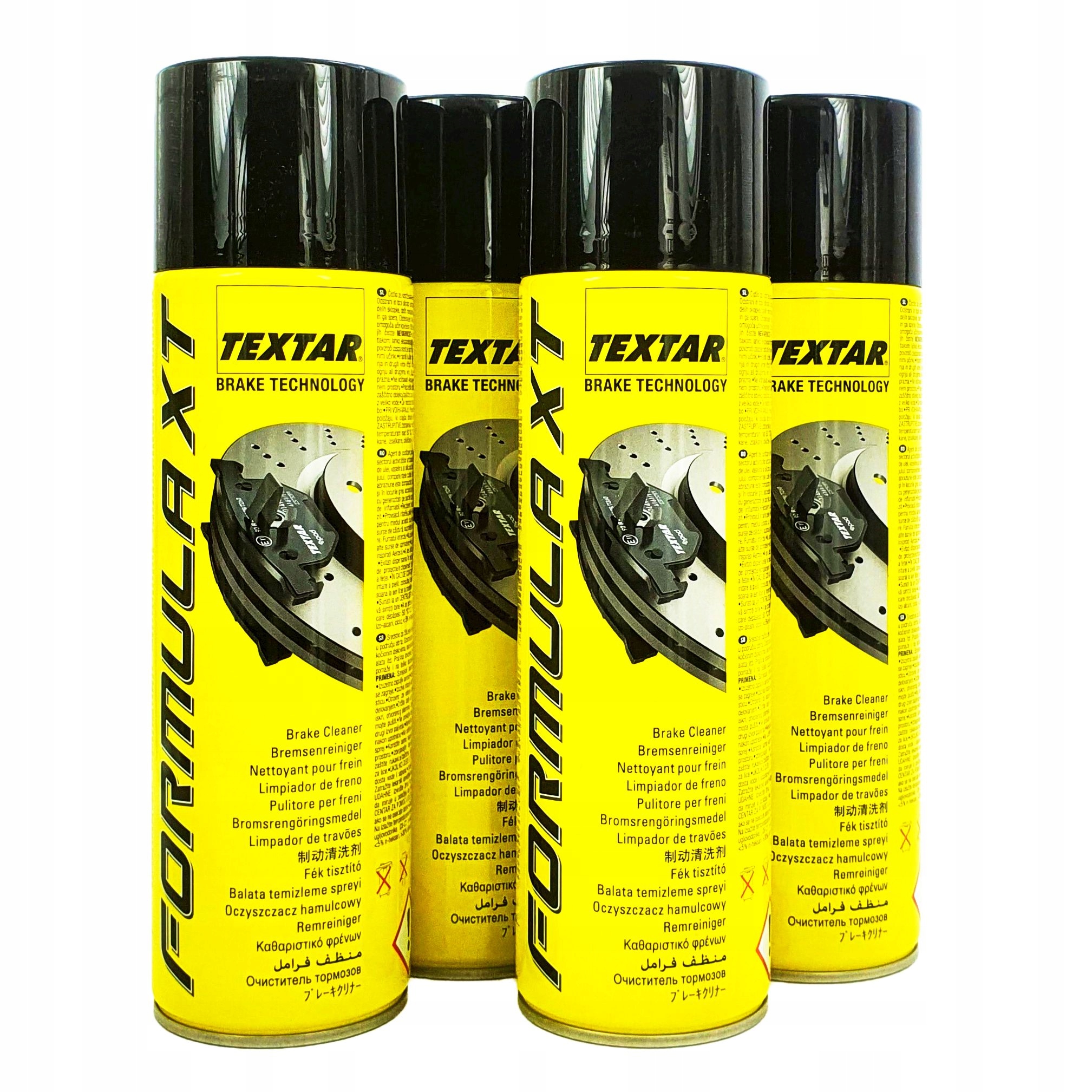 

Textar Brake Cleaner zmywacz hamulców 500ml x4szt.