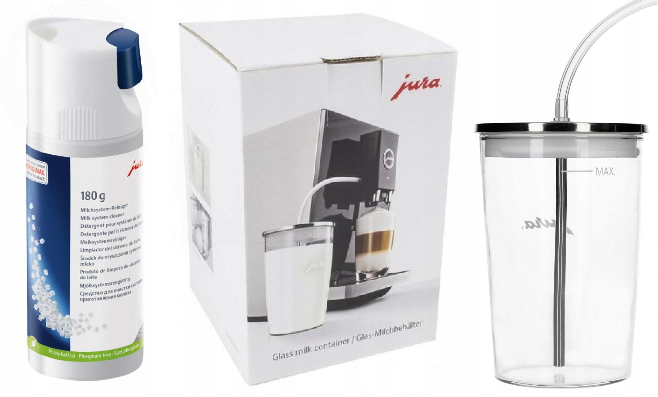 

Jura tabletki do systemu mlecznego +Pojemnik Mleko